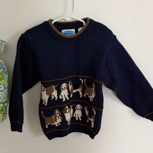 Vintage 4T Dog Sweater